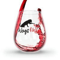 WagsNWine_Stemless Wine Glass, 11.75oz