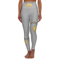 "Dog Mama" High Waisted Yoga Leggings in 6 sizes