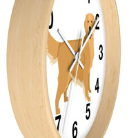 "Golden Retriever" Wall clock