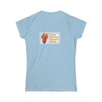 "GRRA Paws Up Volunteer" Women's Softstyle Tee Semi Fitted - Runs Small