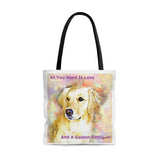 "All You Need is Love" AOP Tote Bag