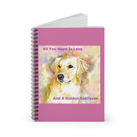 "All You Need Is Love" Spiral Notebook - Ruled Line